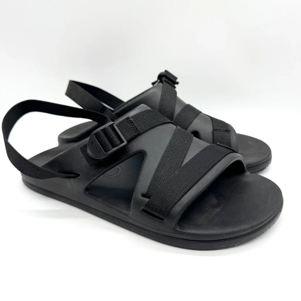 Chaco Chillos‎ Black Sport Slingback Strap Sandals Men's Size 11 Beach Water